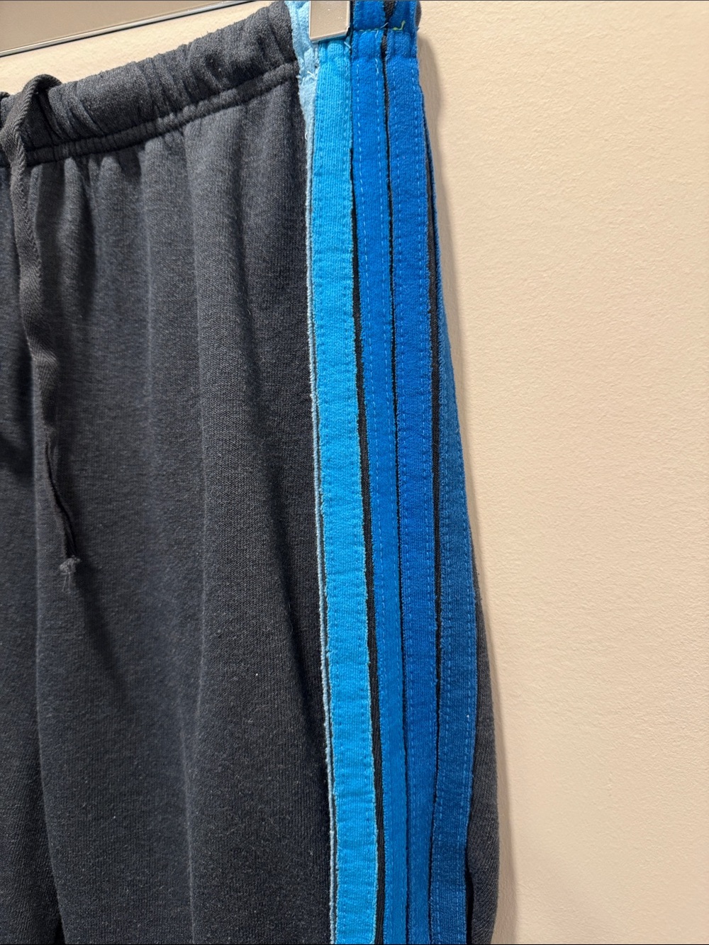 Aviator Nation charcoal Joggers with Blue Side Stripes - Picture 4 of 5